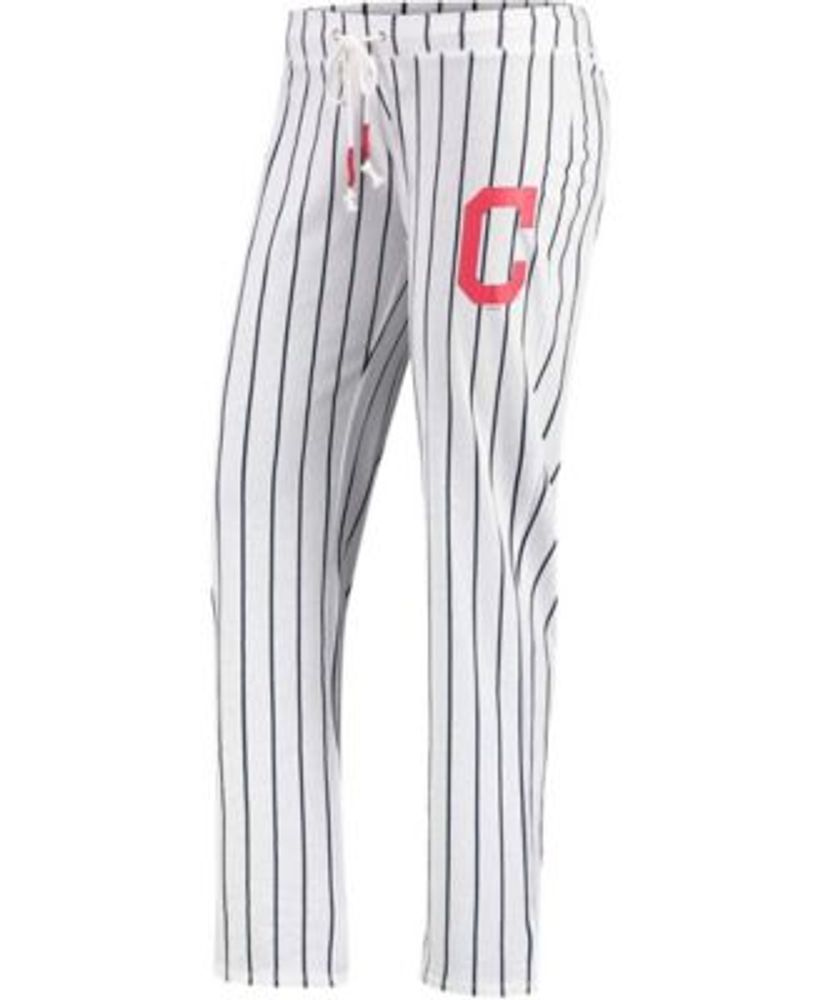 Women's Concepts Sport White Boston Red Sox Vigor Pinstripe