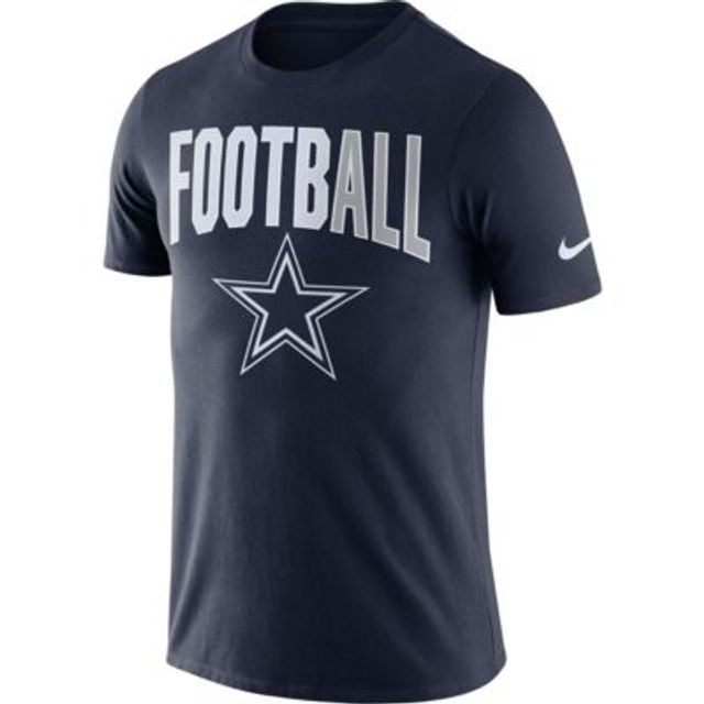 Dallas Cowboys Nike Sideline Tonal Logo Performance Player Long Sleeve T- Shirt - Navy