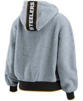 Lids Pittsburgh Steelers New Era Women's Sherpa Full-Zip Jacket - Cream