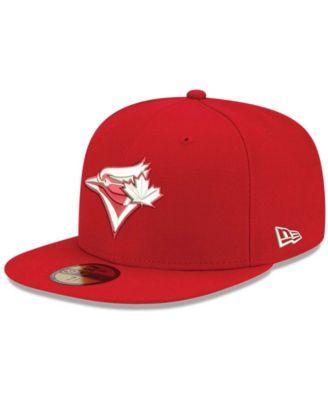 Men's New Era Cardinal Toronto Blue Jays Color Pack 59FIFTY Fitted Hat