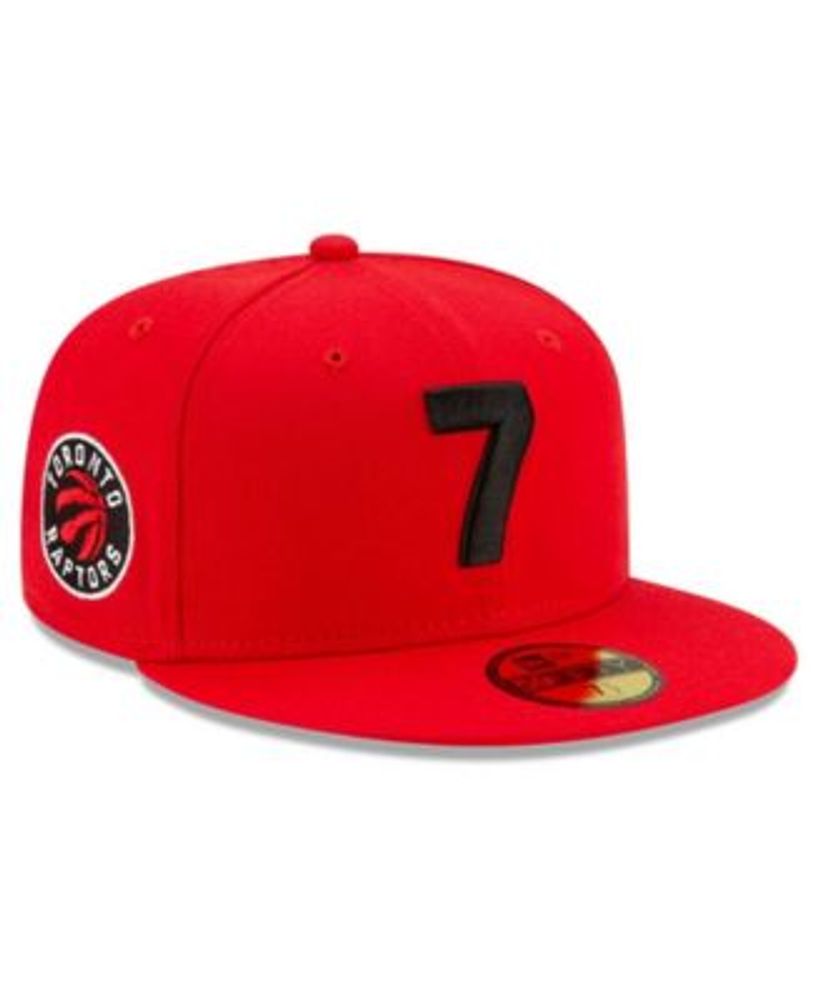 Men's X Compound Red Toronto Raptors 7 OTC 59FIFTY Fitted Hat