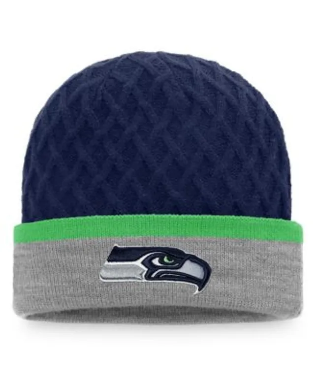 Seattle Seahawks - Bering Navy Cuffed Knit, 47 Brand