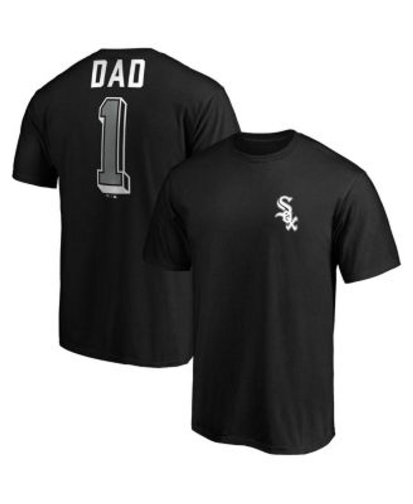 Men's Fanatics Branded Luis Robert Black Chicago White Sox Player Name & Number T-Shirt