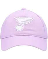 Adidas Men's Purple St. Louis Blues 2021 Hockey Fights Cancer Cuffed Knit  Hat with Pom