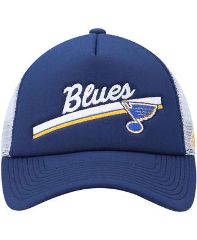 Men's adidas Pink/White St. Louis Blues Foam Trucker Snapback Hat