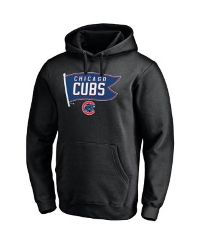 Men's Stitches Royal Chicago Cubs Sleeveless Pullover Hoodie 