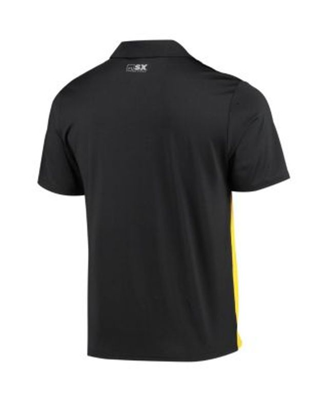 MSX by Michael Strahan Men's Gold and Black Pittsburgh Steelers Challenge  Color Block Performance Polo - Macy's