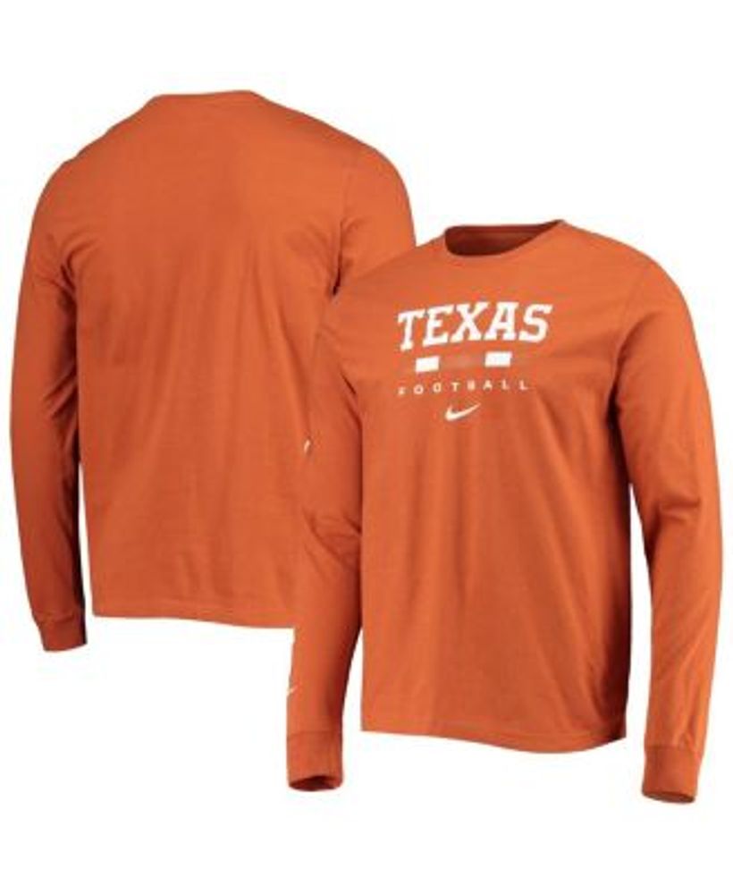 Men's Nike Texas Orange Texas Longhorns Inspired Tri-Blend T-Shirt