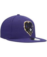 Men's New Era Purple Baltimore Ravens Omaha Low Profile 59FIFTY Structured  Hat