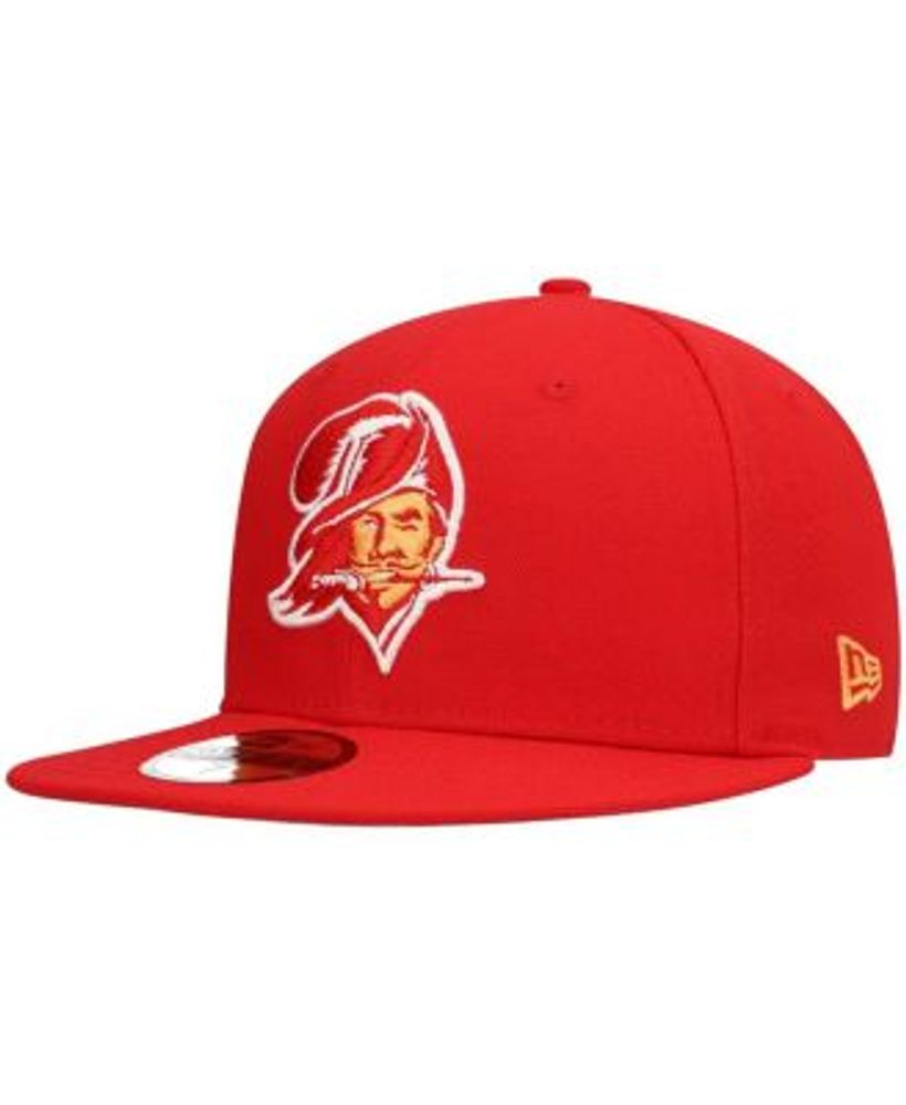 Men's New Era Orange Tampa Bay Buccaneers Omaha Throwback Low Profile 59FIFTY Fitted Hat