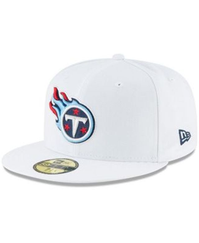 Tennessee Titans New Era 2022 Sideline 59FIFTY Fitted Hat - Cream/Navy