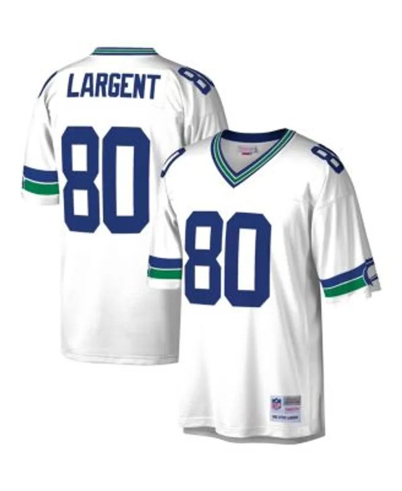 Men's Nike Steve Largent Royal Seattle Seahawks Throwback