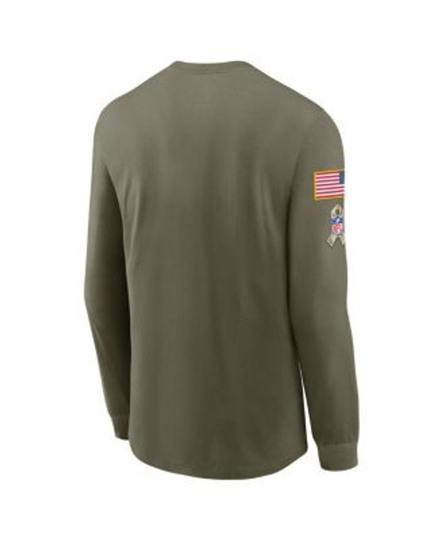 Men's Nike Olive Chicago Bears 2022 Salute To Service Long Sleeve T-Shirt