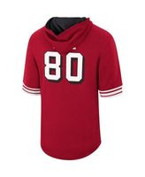 Men's Mitchell & Ness Bo Jackson Black Los Angeles Raiders Retired Player Mesh Name & Number Hoodie T-Shirt