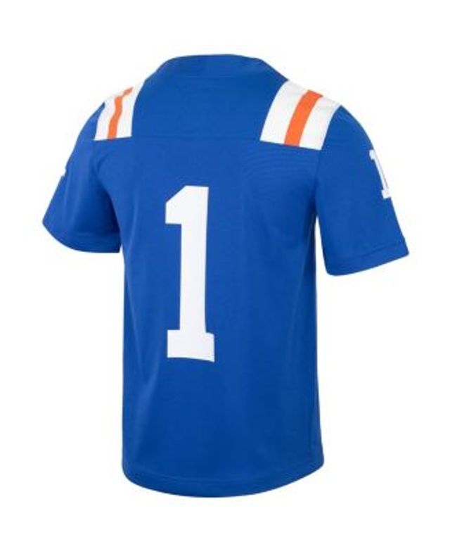 Jordan Men's Florida Gators #1 Dri-Fit Game Football White Jersey, XL