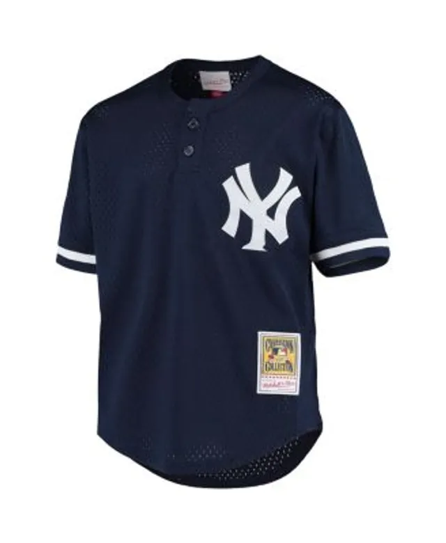 Youth Mitchell & Ness Derek Jeter Navy New York Yankees Team Cooperstown Collection Mesh Batting Practice Jersey Size: Small