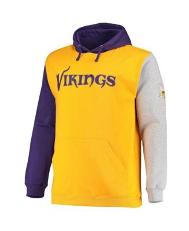 Women's Fanatics Branded Purple/Gold Minnesota Vikings Lock It Down  Pullover Hoodie