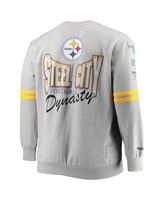 Seattle Seahawks Mitchell & Ness Big & Tall Allover Print Pullover  Sweatshirt - Heathered Gray