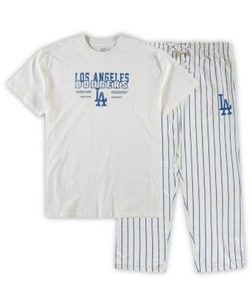 Men's Concepts Sport White/Royal Chicago Cubs Big & Tall Pinstripe Sleep Pants