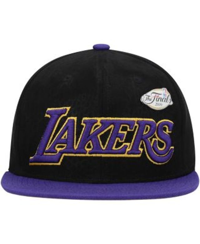 Mitchell & Ness Men's White and Black Los Angeles Lakers 2000 NBA Finals Champions Snapback Hat White,Black