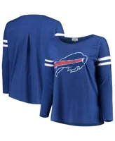 Buffalo Bills '47 Women's Bills Mafia Splitter V-Neck Long Sleeve T-Shirt -  Royal