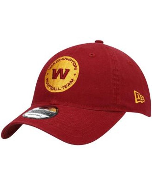 Men's New Era Burgundy Washington Football Team The League Logo 9FORTY  Adjustable Hat