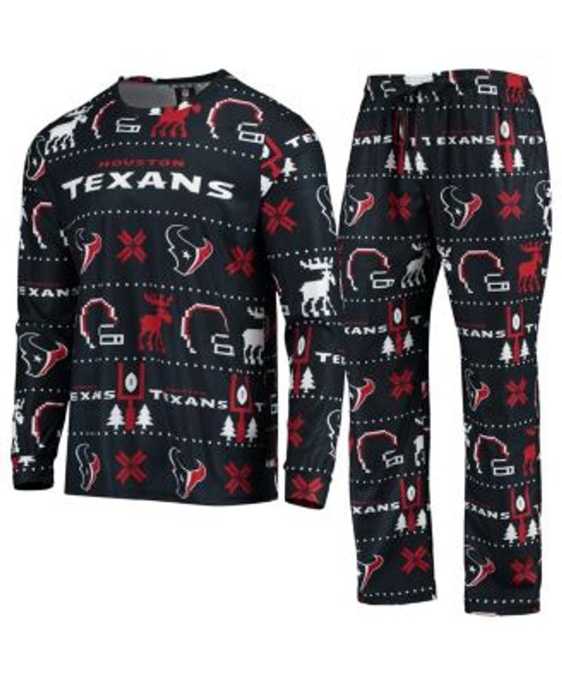 FOCO Texas Longhorns NCAA Ugly Pattern One Piece Pajamas