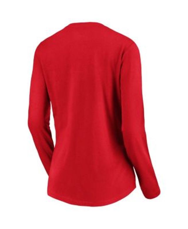 Women's Concepts Sport White/Red Washington Nationals Flagship Long Sleeve  V-Neck T-Shirt & Pants Sleep Set, Size: XL - Yahoo Shopping