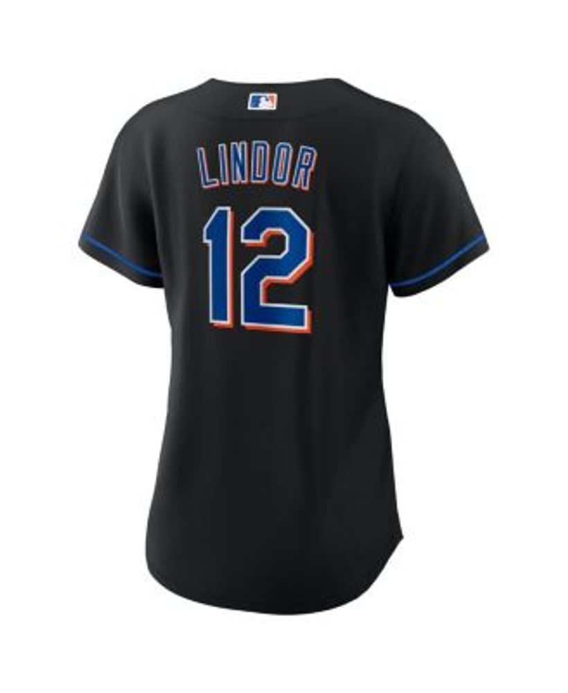 Nike Women's Francisco Lindor Black New York Mets 2022 Alternate Replica  Player Jersey
