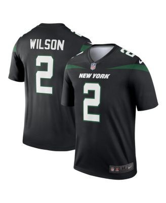 Men's Nike Zach Wilson Stealth Black New York Jets Vapor Limited Jersey