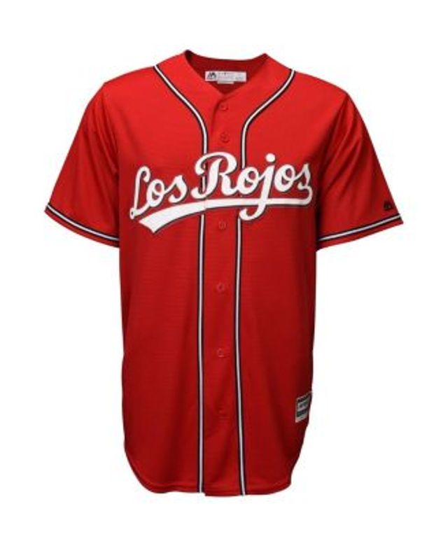 Majestic Men's Scarlet Cincinnati Reds Alternate Los Rojos Cool