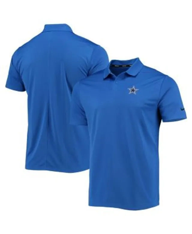 Men's Nike Navy Dallas Cowboys Sideline Victory Performance Polo