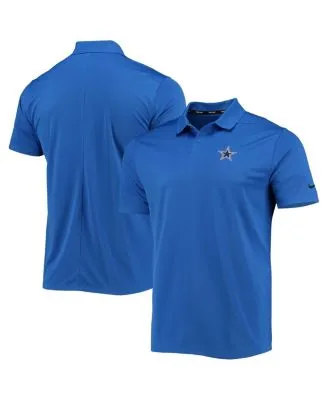 Nike Men's Navy Dallas Cowboys Sideline Lockup Performance Polo Shirt