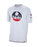 Men's Brooklyn Nets Nike Black City Edition Logo Performance T-Shirt