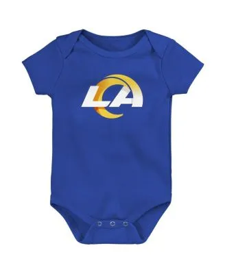 LA Chargers Baby Boy Long Sleeve Bodysuits