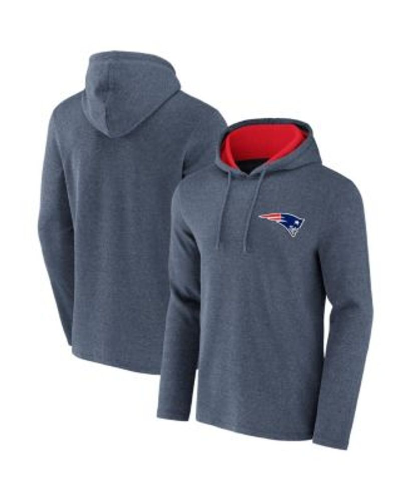 Men's NFL x Darius Rucker Collection by Fanatics Heather Gray New England Patriots Color Blocked Pullover Hoodie Size: Small