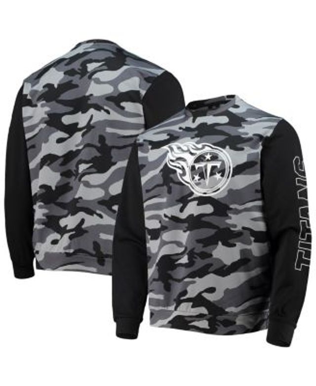 Tennessee Titans MSX by Michael Strahan Camo Long Sleeve T-Shirt - Navy