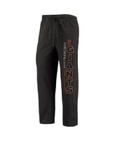 San Francisco Giants Concepts Sport Badge T-Shirt & Pants Sleep Set - Black/ Orange