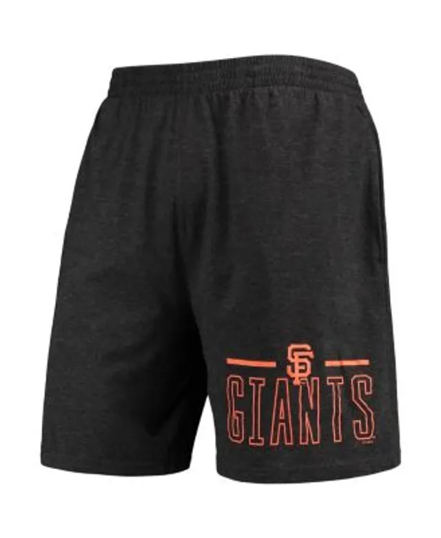 Concepts Sport Men's Black, Orange San Francisco Giants Meter T-shirt and  Shorts Sleep Set