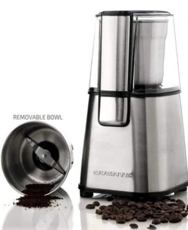 Ovente Electric 2.5 Ounce Coffee Grinder - Black