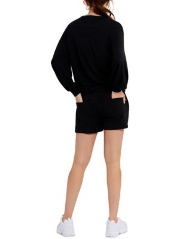 Under Belly French Terry Maternity Shorts