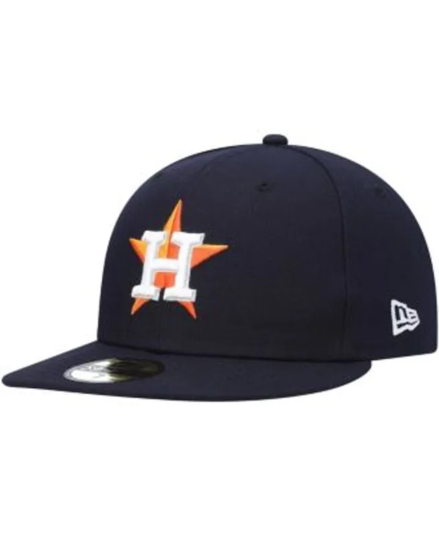 Men's New Era Orange Houston Astros 2022 Postseason Side Patch 59FIFTY Fitted Hat