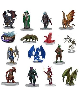 D D Icons of the Realms Booster Brick Assorted Pre-Painted Miniatures Dungeons Dragons Figures, Set No - 22 of 15 Pieces