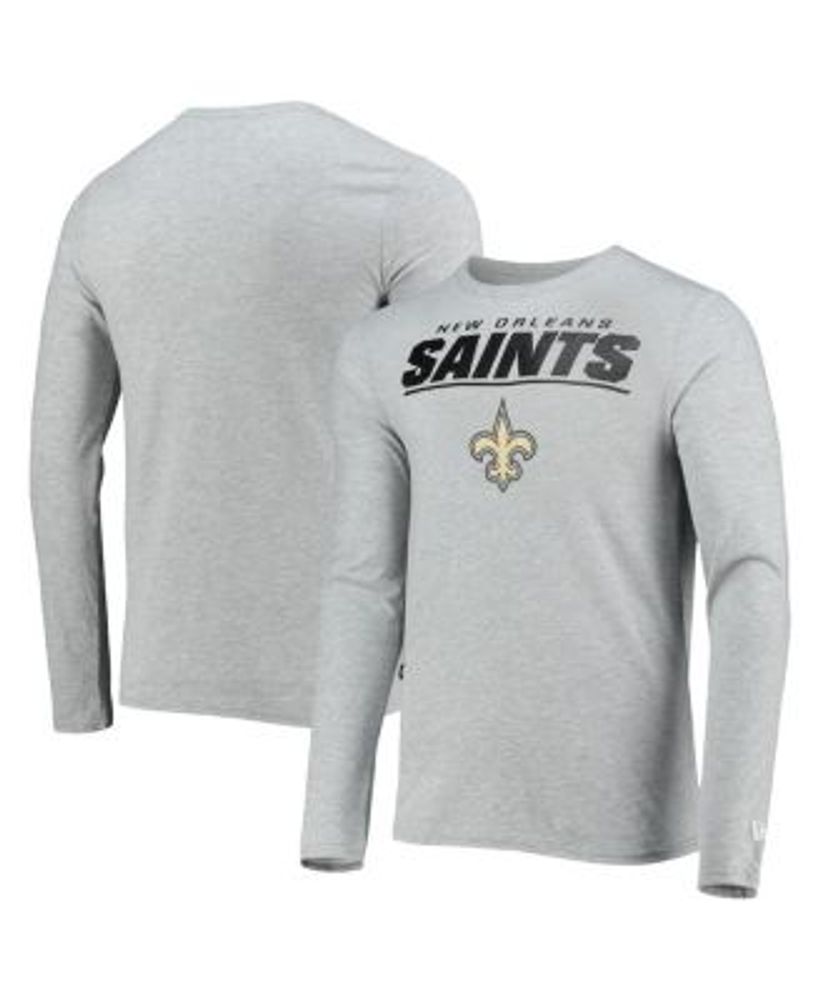 New Orleans Saints Men's Black and Gold Causal T-shirt