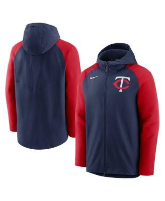 Men's G-III Sports by Carl Banks Navy/Red Minnesota Twins Power Pitcher Full-Zip Track Jacket Size: Small