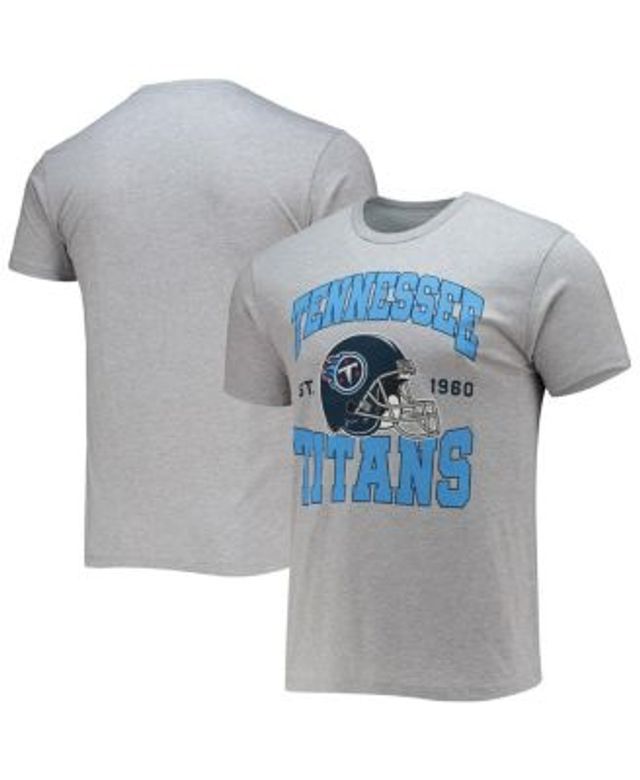 Men's Junk Food Heathered Gray Indianapolis Colts Helmet T-Shirt