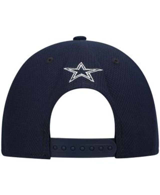 Lids Dallas Cowboys HOOey D Logo Snapback Hat - White/Navy