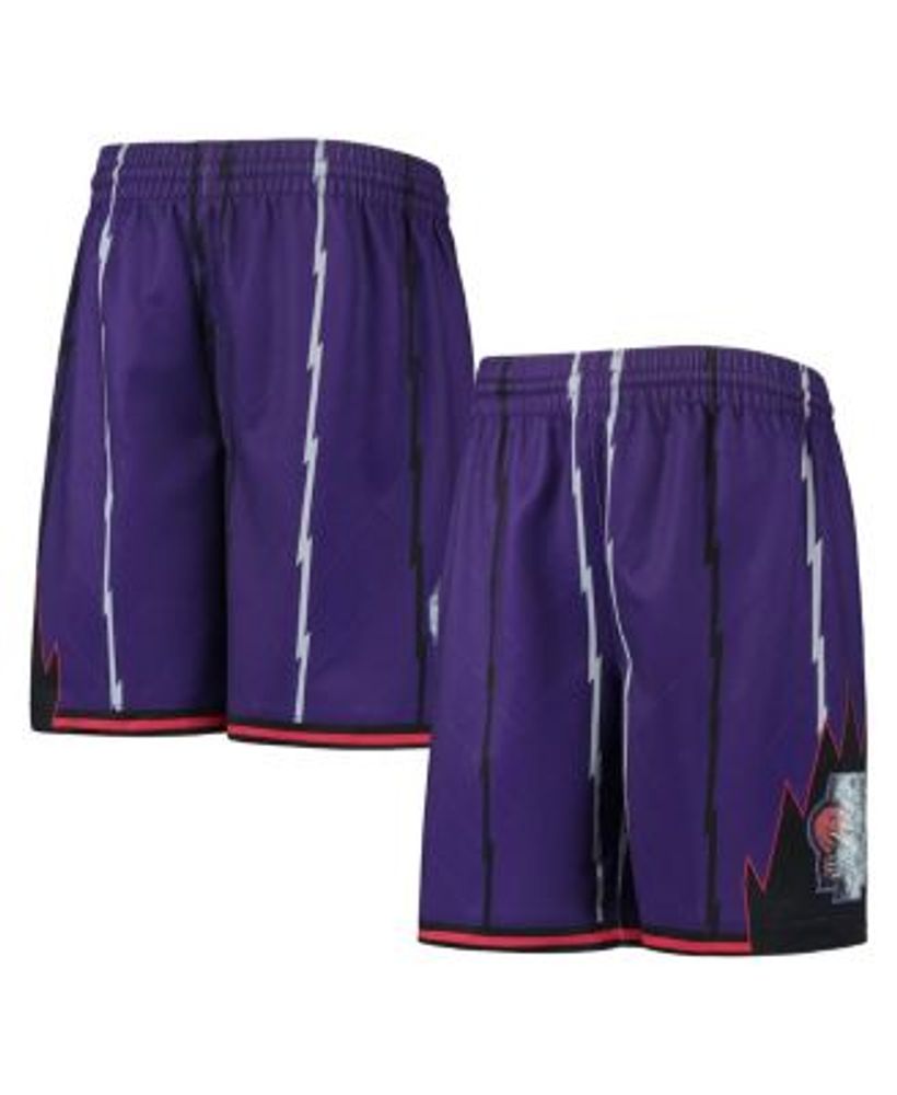 Toronto Raptors Mitchell & Ness Hardwood Classic Reload Swingman Shorts -  Black 