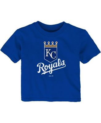 Youth Medium Jersey Royals KC Kansas City Button Up Kids Boys Girls