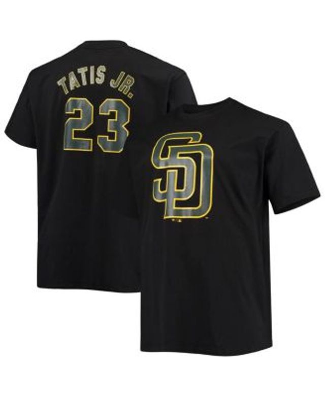 Men's Fernando Tatis Jr. Brown/Gold San Diego Padres Big & Tall Fashion  Piping Player T